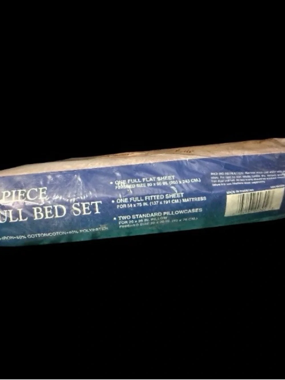 Vintage~New~Signature~4 Piece~Full Bed~Sheet Set~Deep Pocket